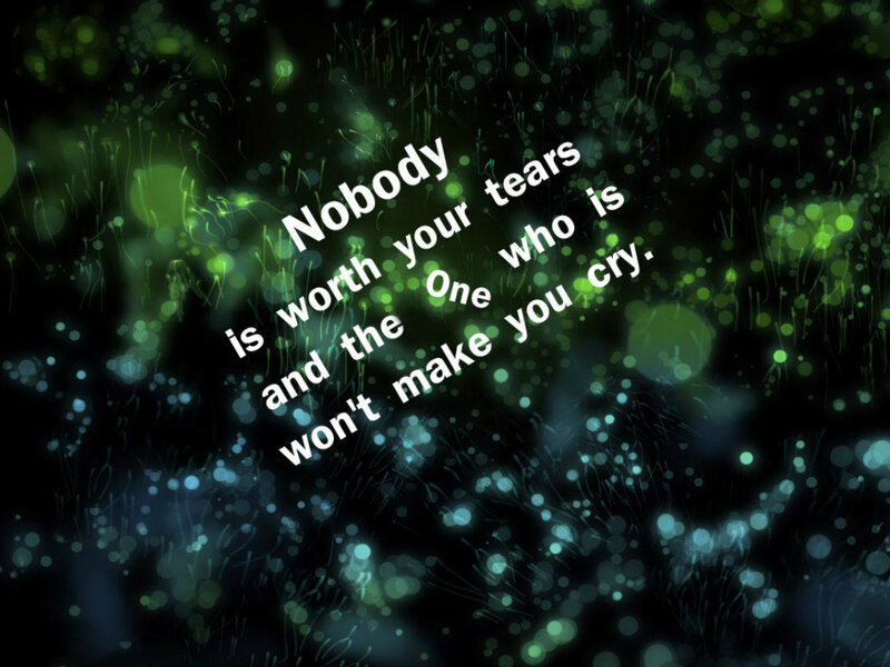 Text on Glowing Background