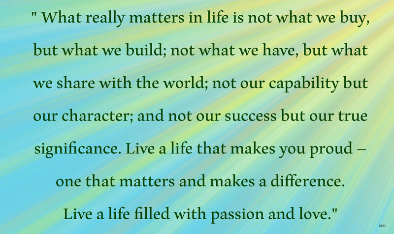 Text on Gradient Background — Blue, Inspirational