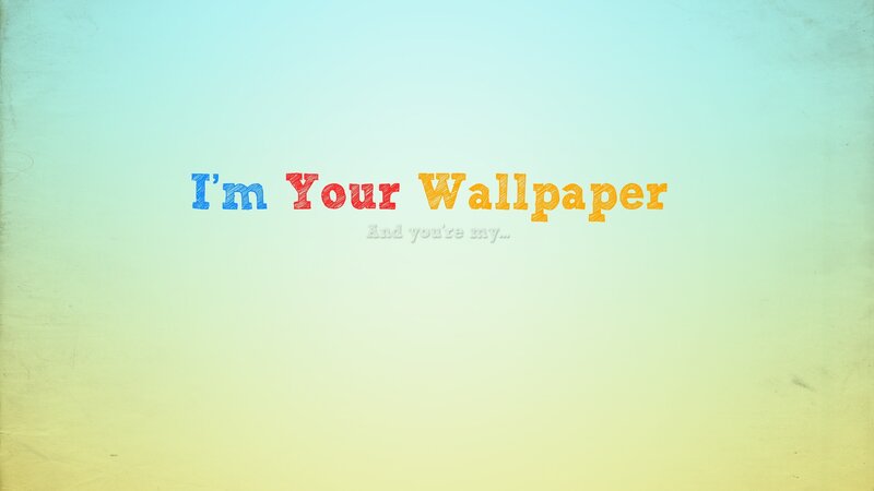 Text on Gradient Background — Blue