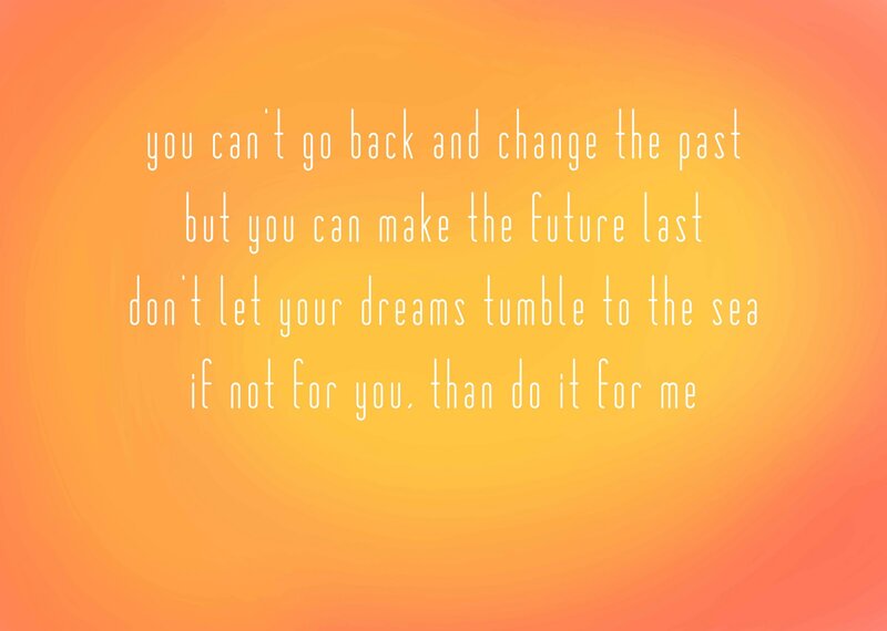 Text on Gradient Background — Orange