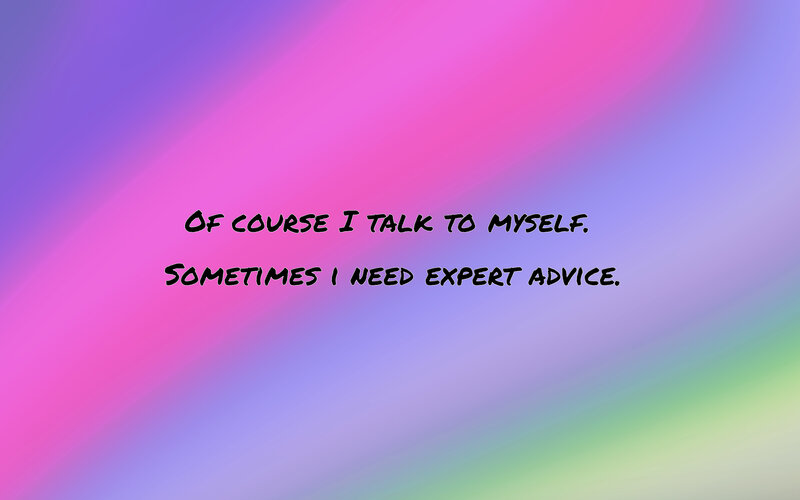 Text on Gradient Background — Pink, Calm