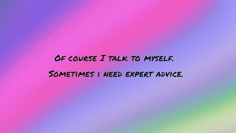 Text on Gradient Background — Pink