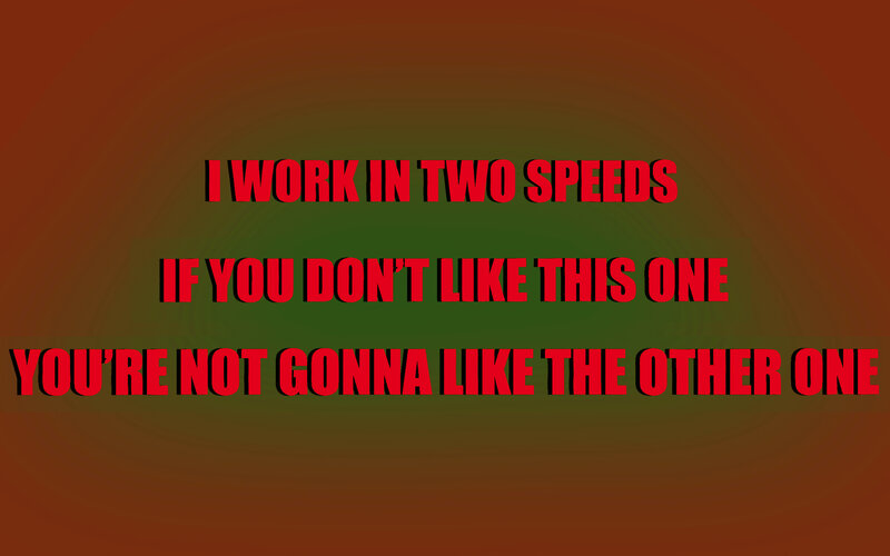 Text on Gradient Background — Red, Assertive