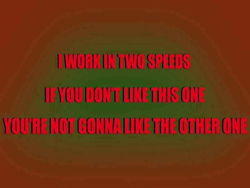 Text on Gradient Background — Red