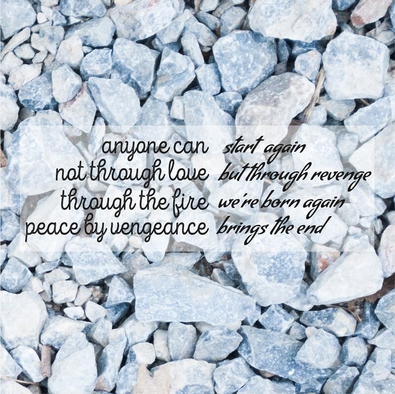 Text on Gravel