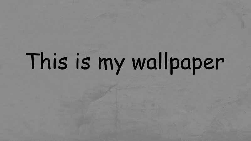 text on gray background