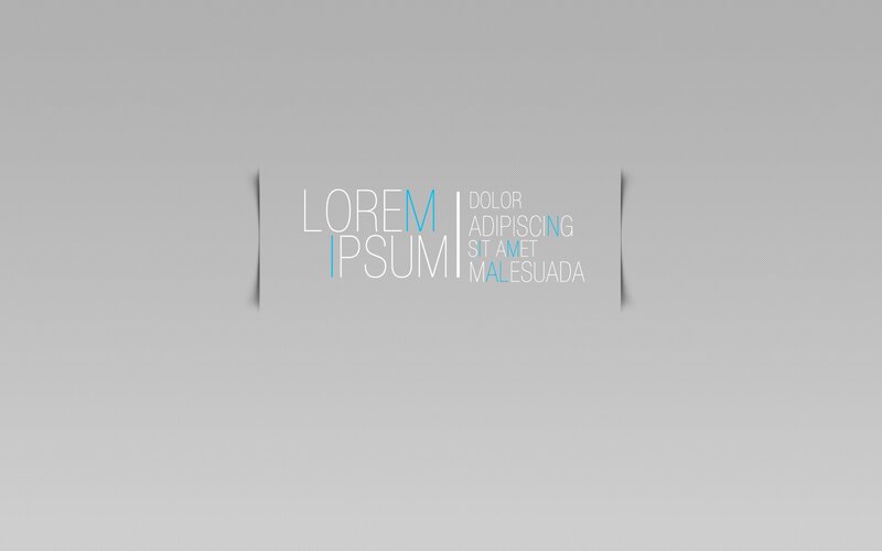 Text on Gray Background — Neutral, Minimalist, White, Blue