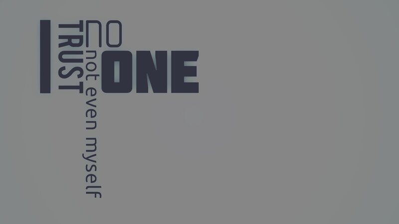 Text on Gray Background — Serious, Minimalist, Black