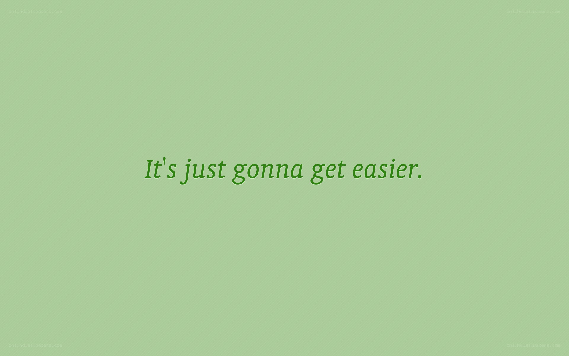 text on green background