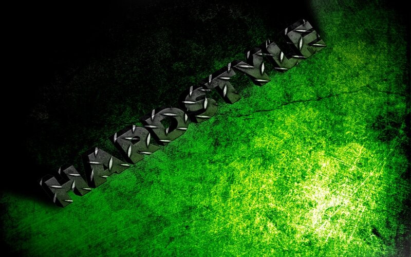 Text on Green Background — Dark