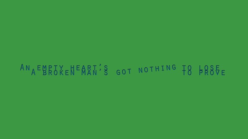Text on Green Background — Neutral, Minimalist, Blue