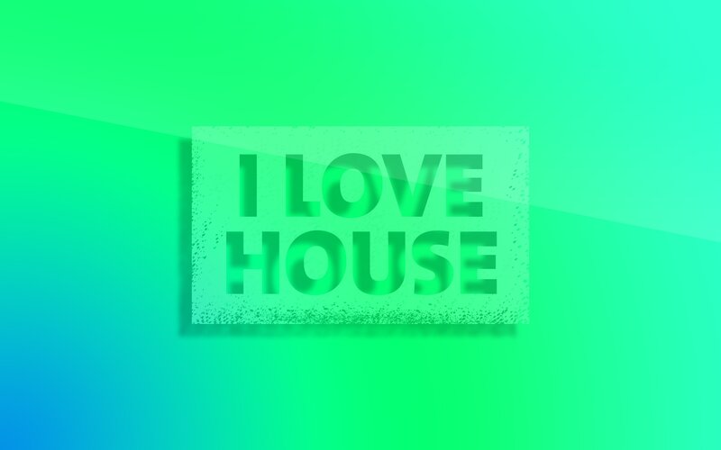 Text on Green Background — Vibrant