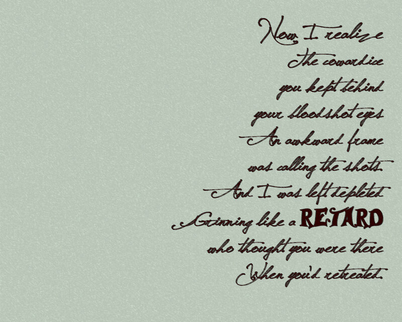 Text on Green Paper