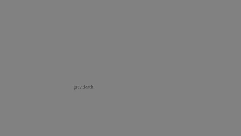Text on Grey Background