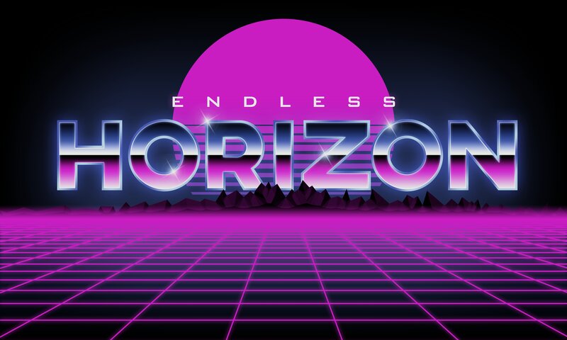 Text on Grid Background — Purple