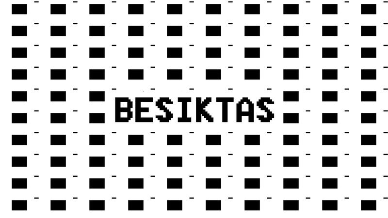 Text on Grid Pattern
