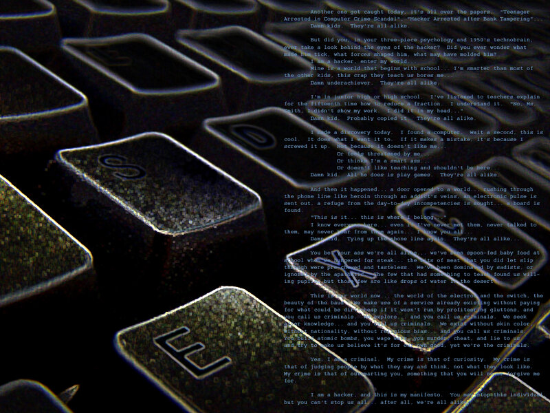 Text on Keyboard