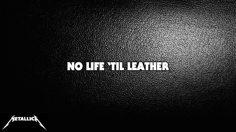 Text on Leather Surface