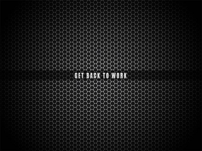 Text on Mesh Background