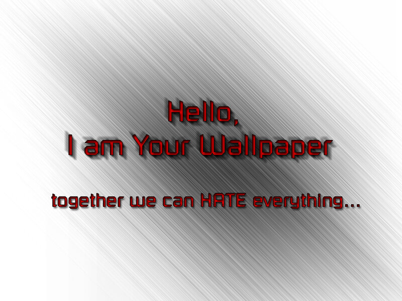 Text on Metal Background — Red