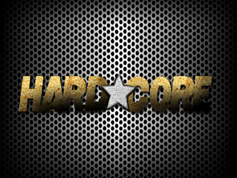 Text on Metal Mesh — Black