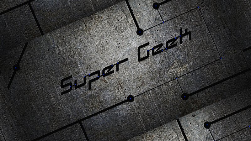 Text on Metal Surface — Gray, Technological