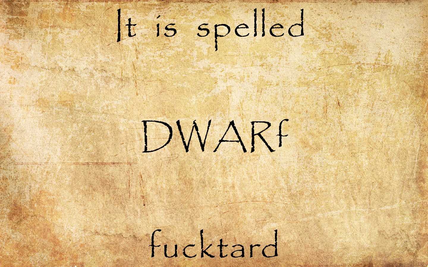 text on old parchment