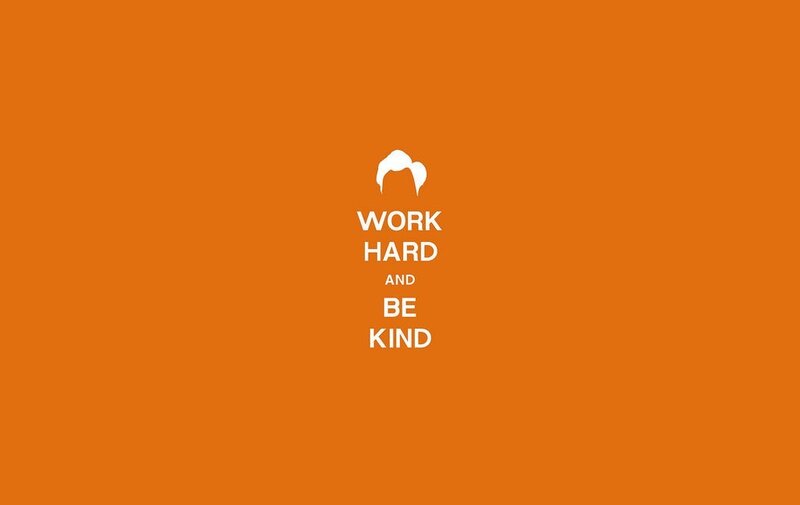 Text on Orange Background — Inspirational