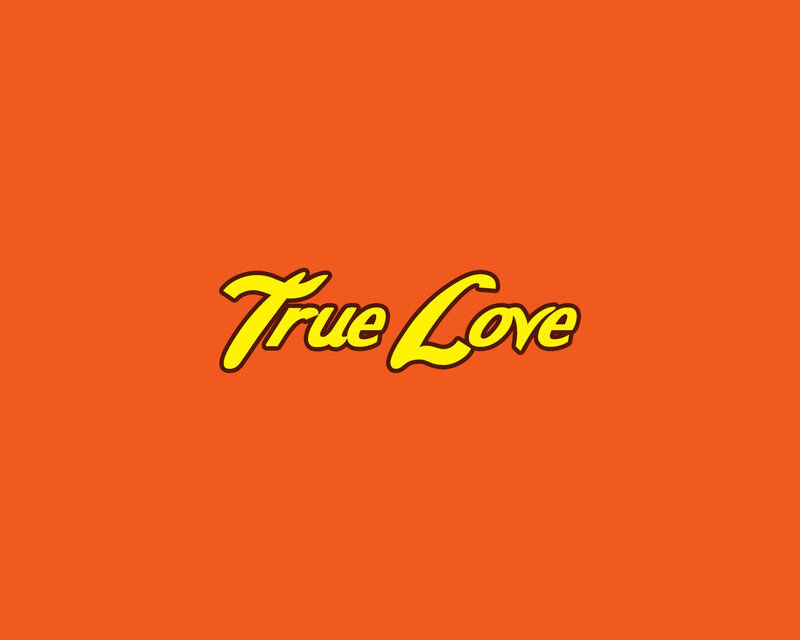Text on Orange Background — Minimalist