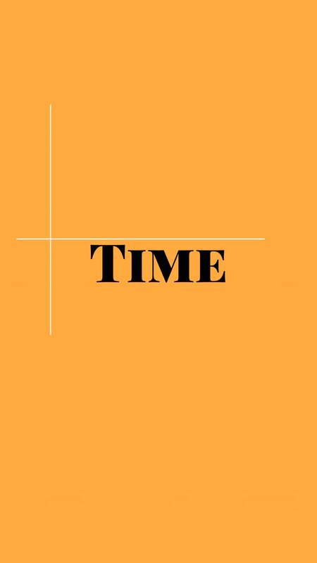 Text on Orange Background — Neutral, Minimalist