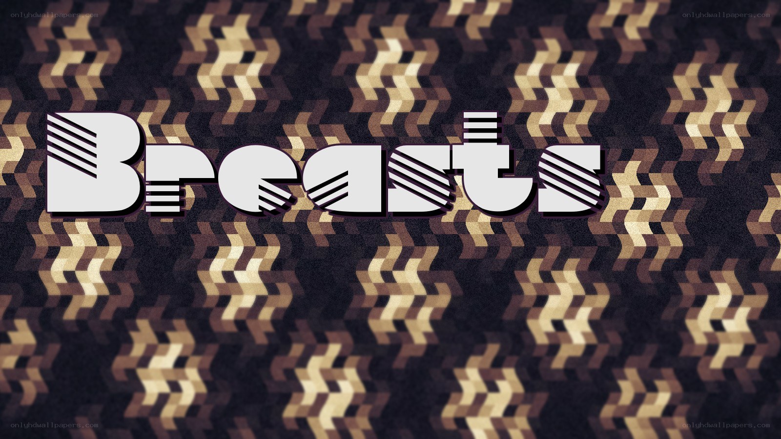 text on patterned background