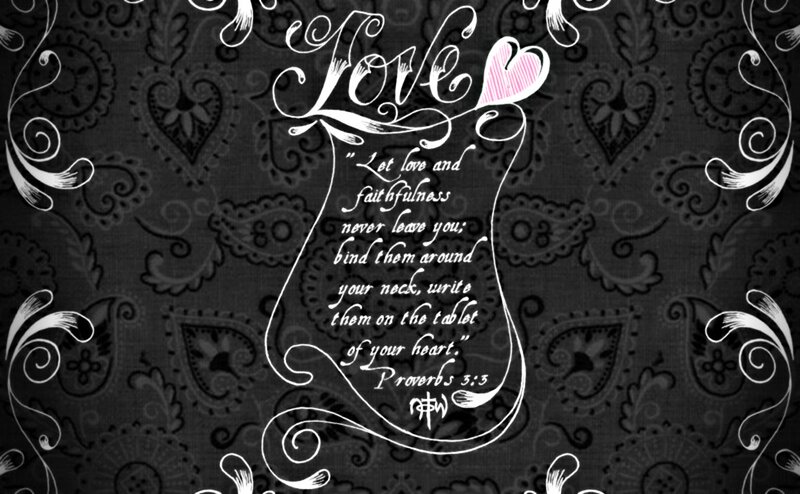Text on Patterned Background — Black, Calm