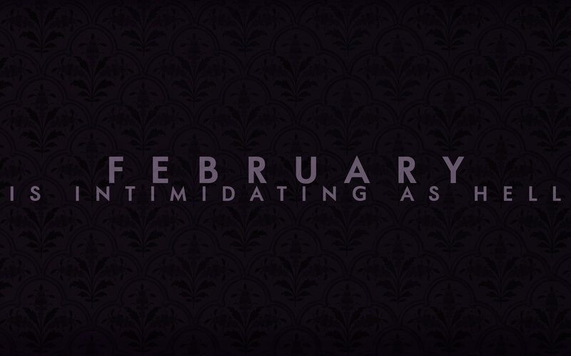 Text on Patterned Background — Black, Dark