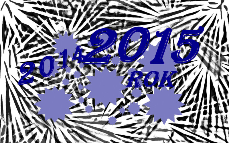 Text on Patterned Background — Black, Festive