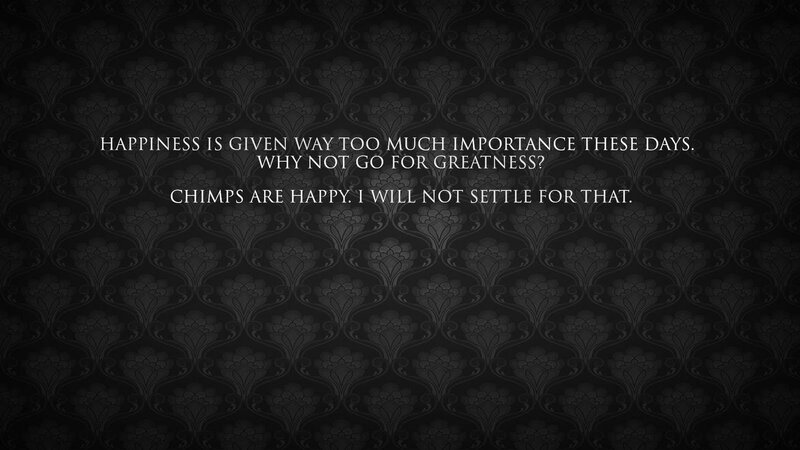 Text on Patterned Background — Black, Serious