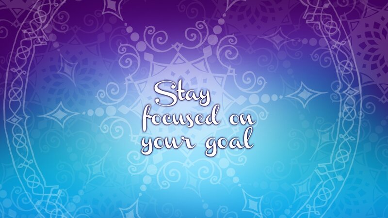 Text on Patterned Background — Blue, Calm