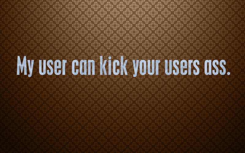 Text on Patterned Background — Brown, Neutral