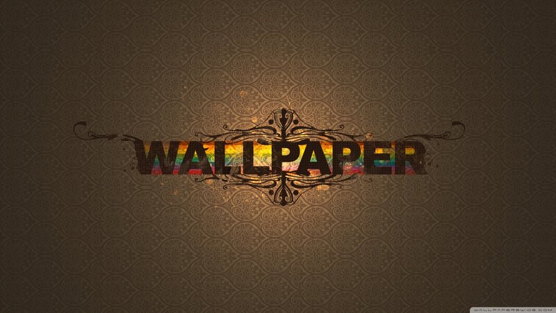 Text on Patterned Background — Brown
