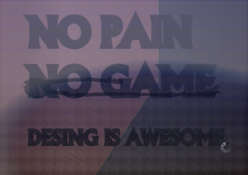 Text on Patterned Background — Purple