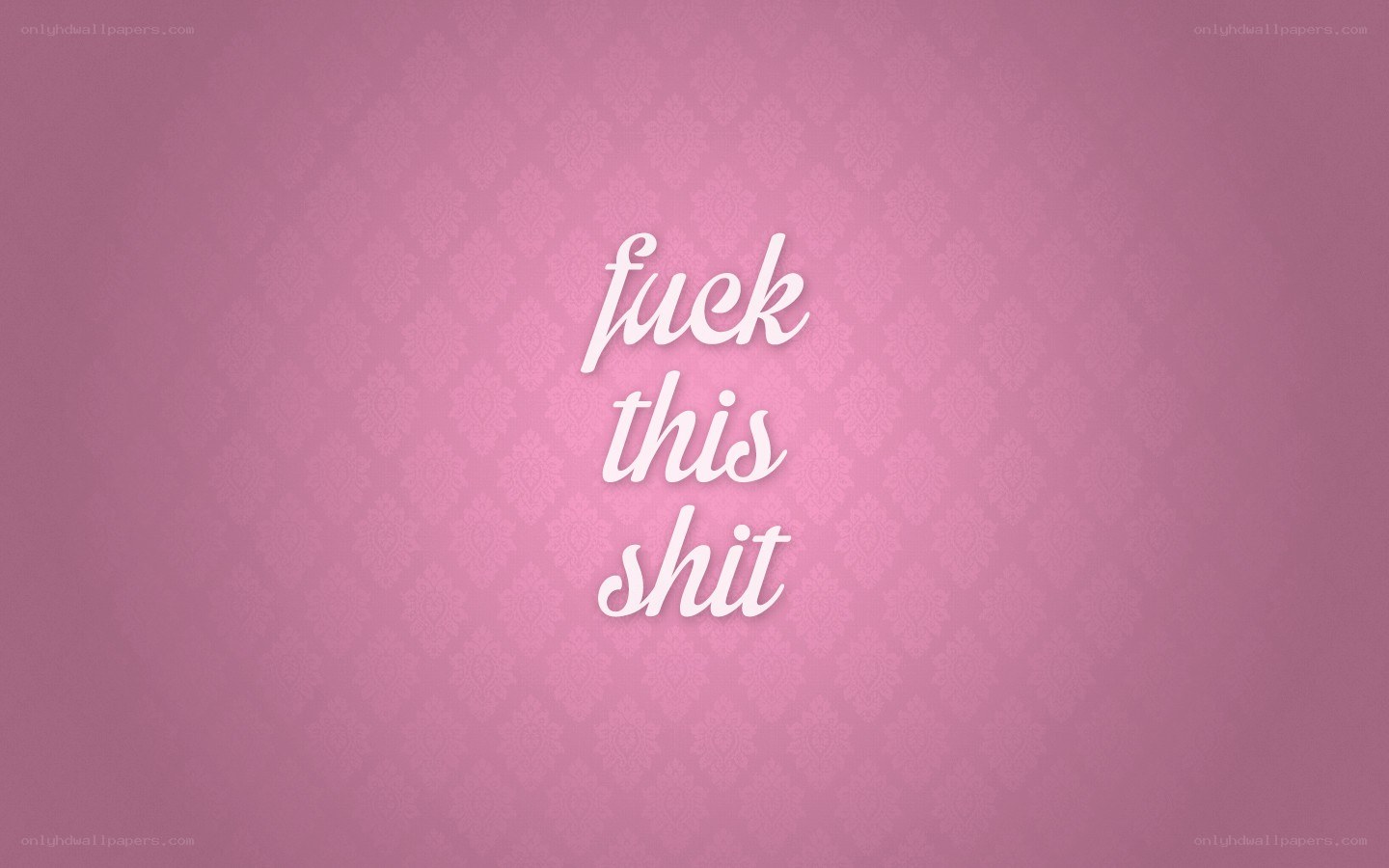 text on pink background
