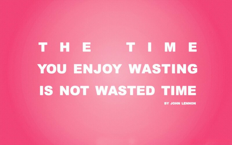 Text on Pink Background — Calm, Minimalist, Quote