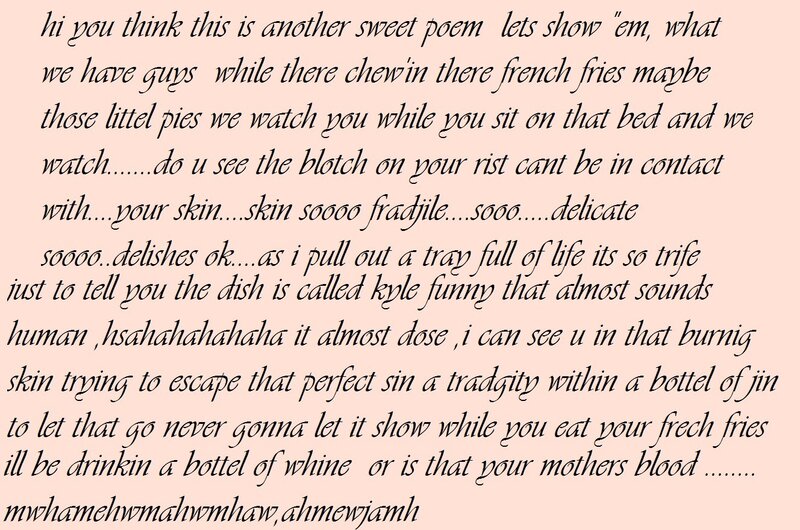 Text on Pink Background — Dark