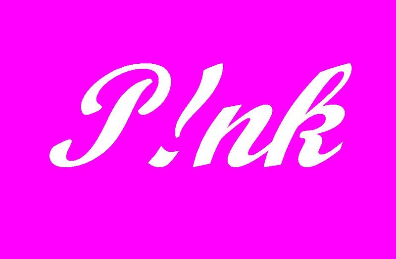 Text on Pink Background — Magenta, Vibrant