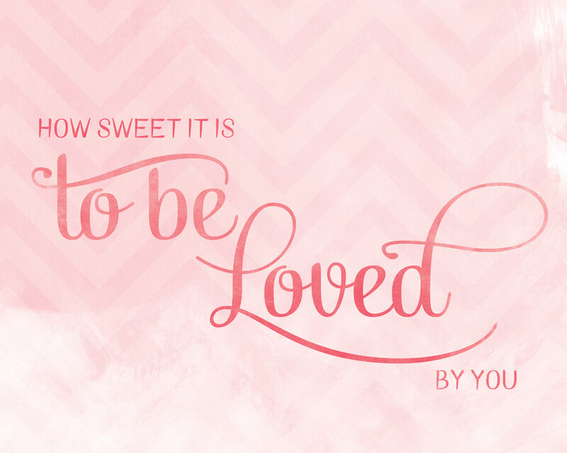 Text on Pink Background — Sweet