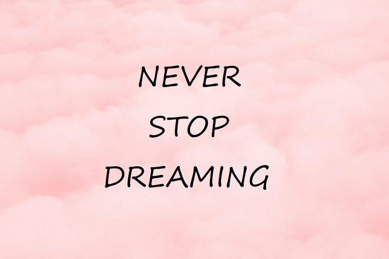 Text on Pink Clouds