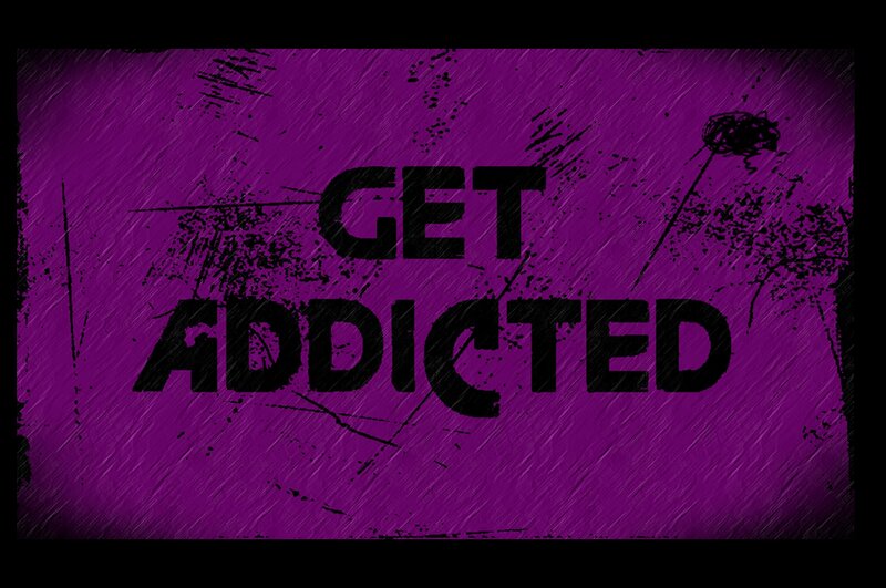 Text on Purple Background — Aggressive