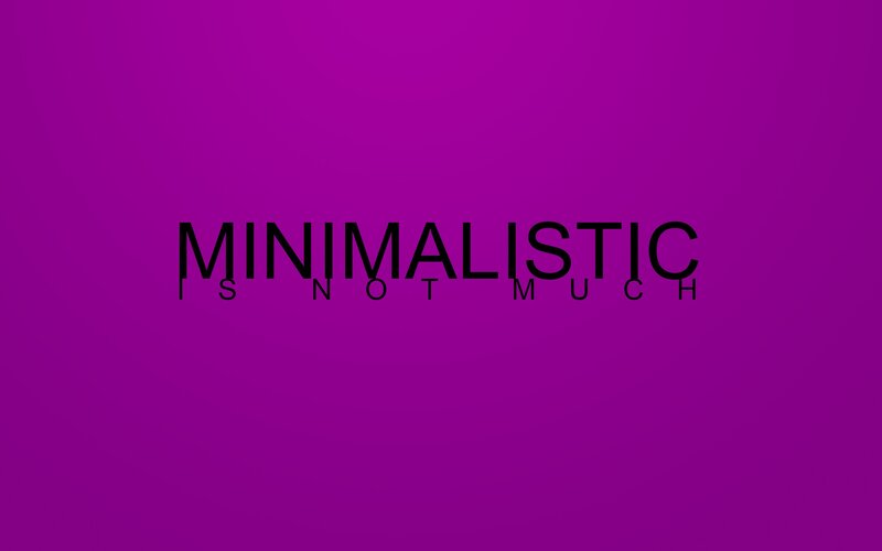 Text on Purple Background — Calm, Minimalist, Black