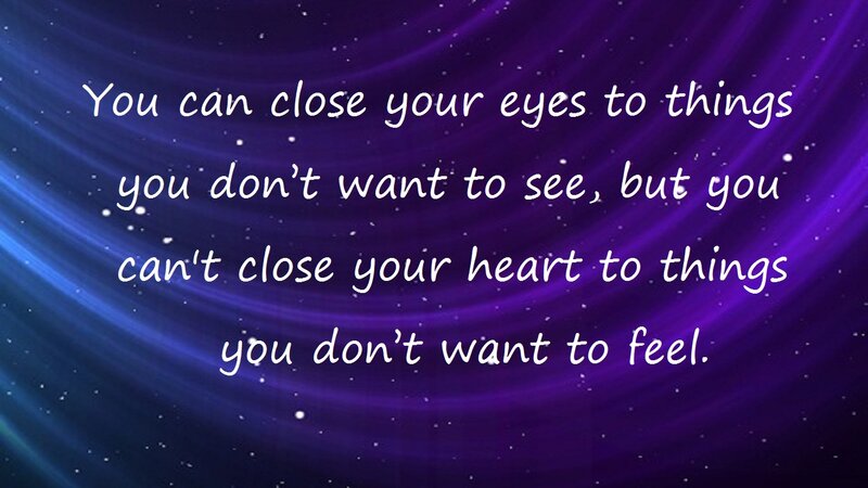 Text on Purple Background — Contemplative