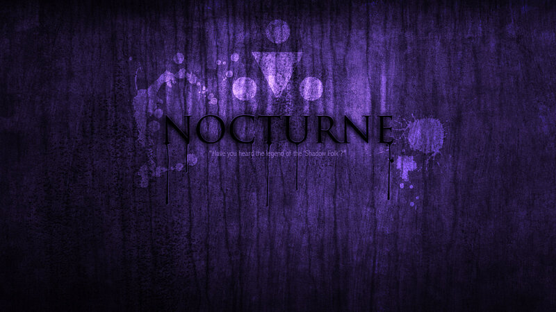 Text on Purple Background — Dark, Digital Art, Splatters