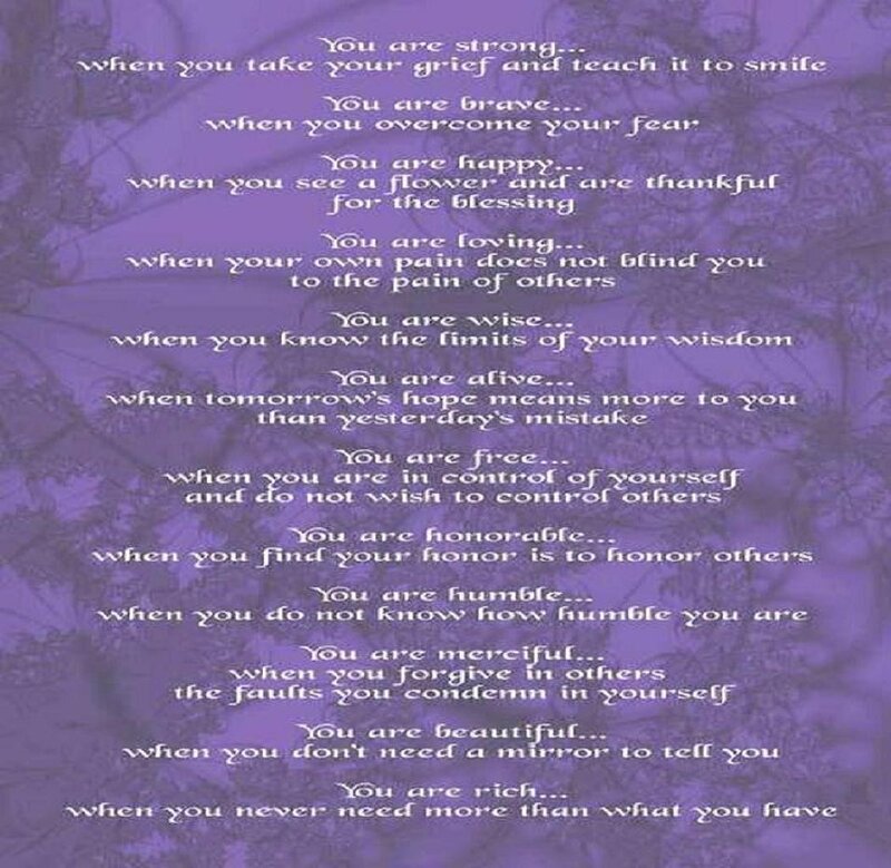 Text on Purple Background — Reflective, Illustration